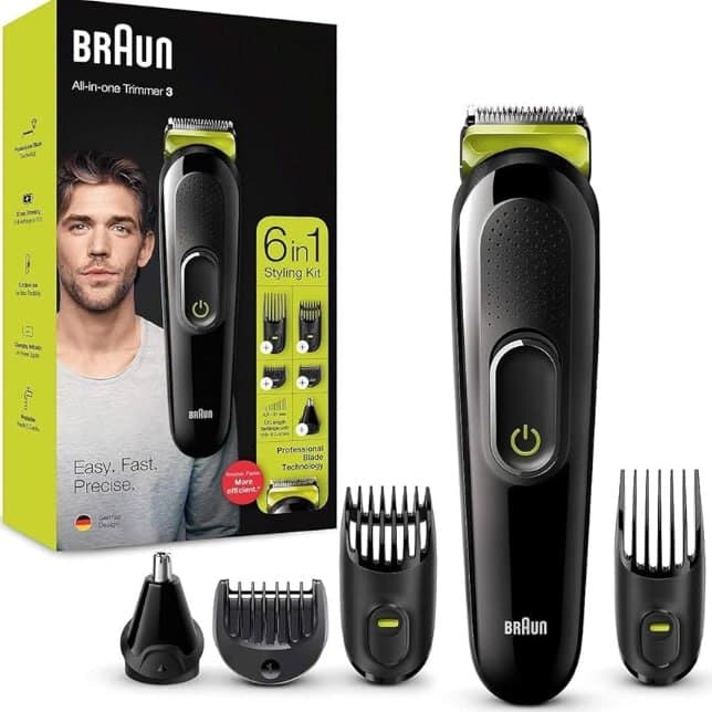 ✂️ Braun MGK3221 Multigroom Trimmer