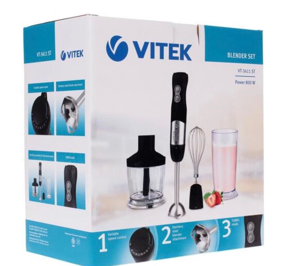 β¨ VITEK VT-3411 ST Qo'l Blenderi