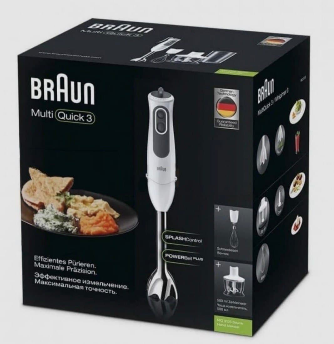 ✨ Braun MultiQuick 3 MQ3135 Qo'l Blenderi
