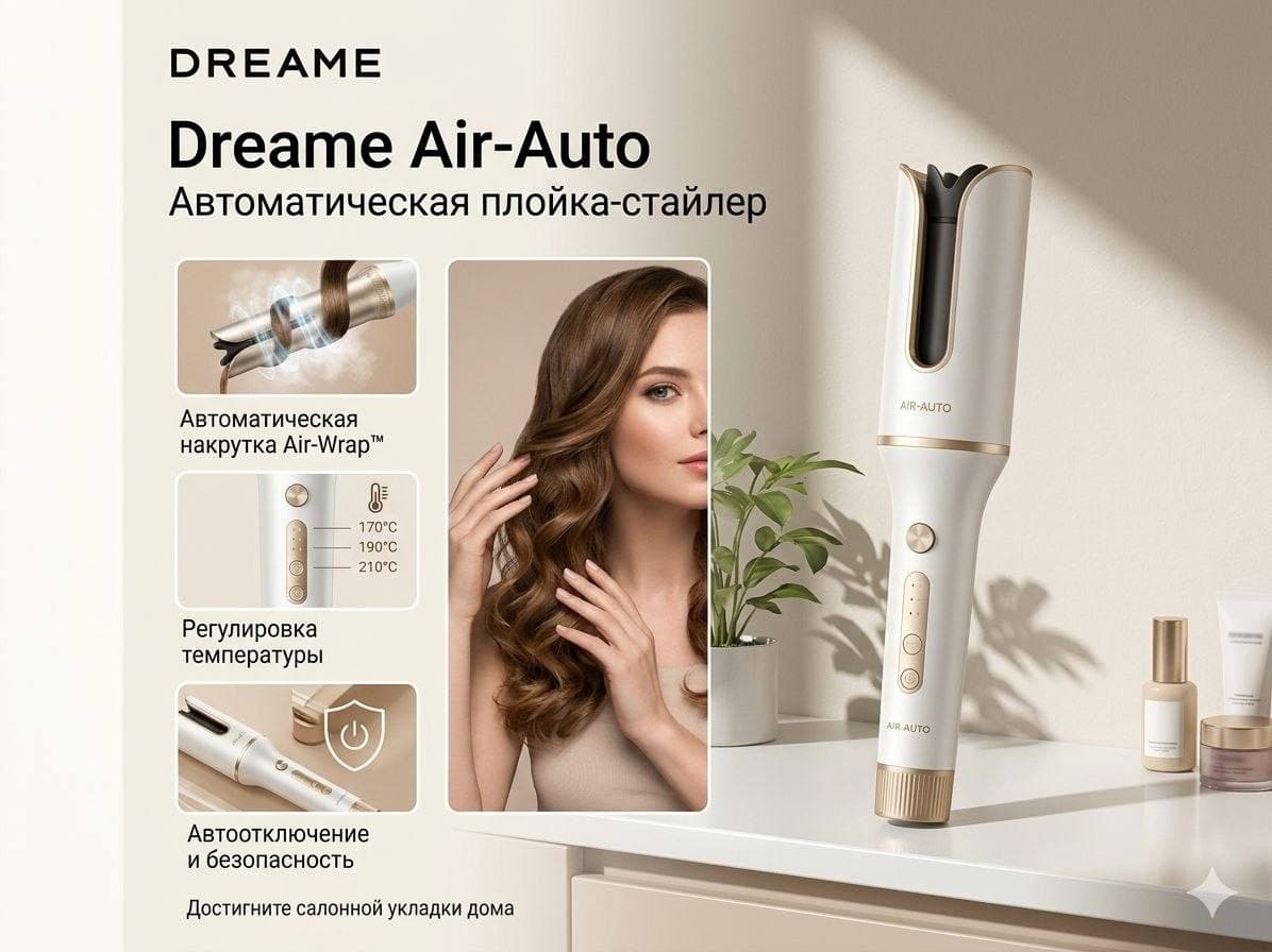 Dreame Air-Auto Avtomatik Soch Jingalaklagich